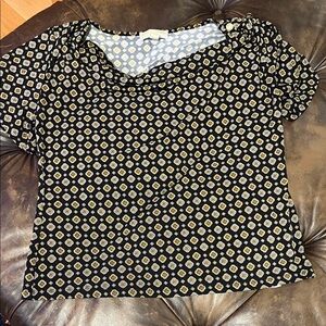 MK Large Black and Gold Women's Top